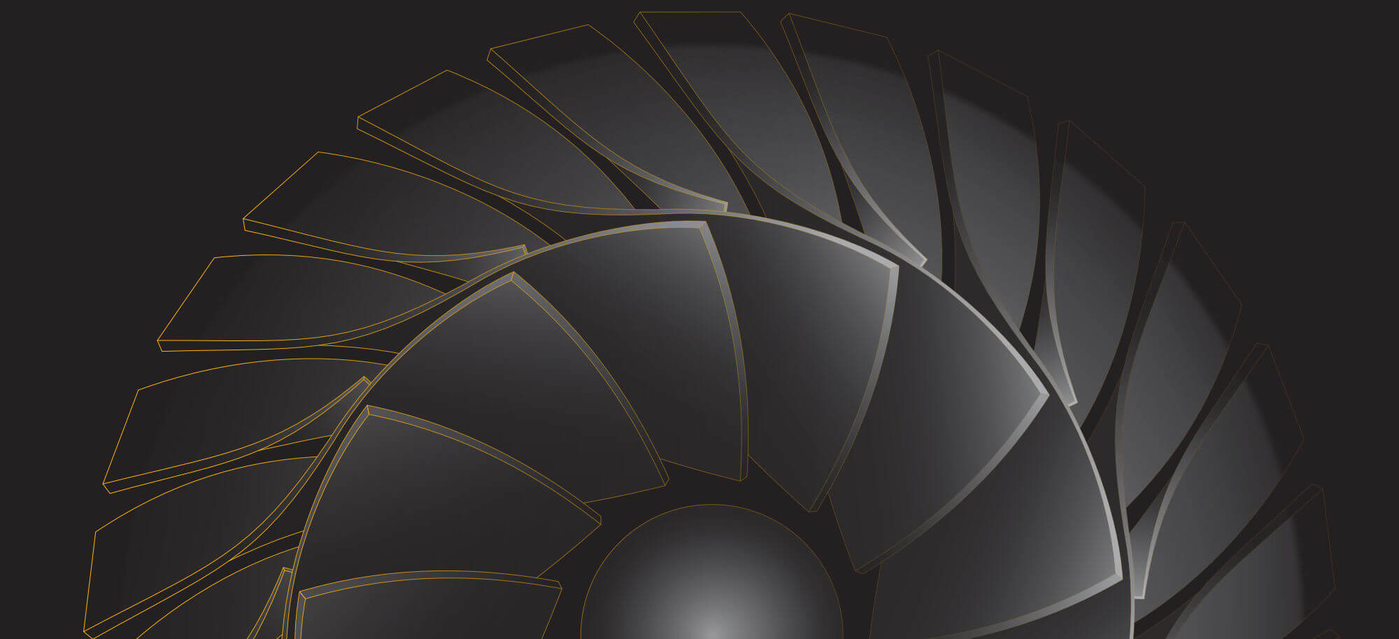 3D-Grafik Turbomaschine